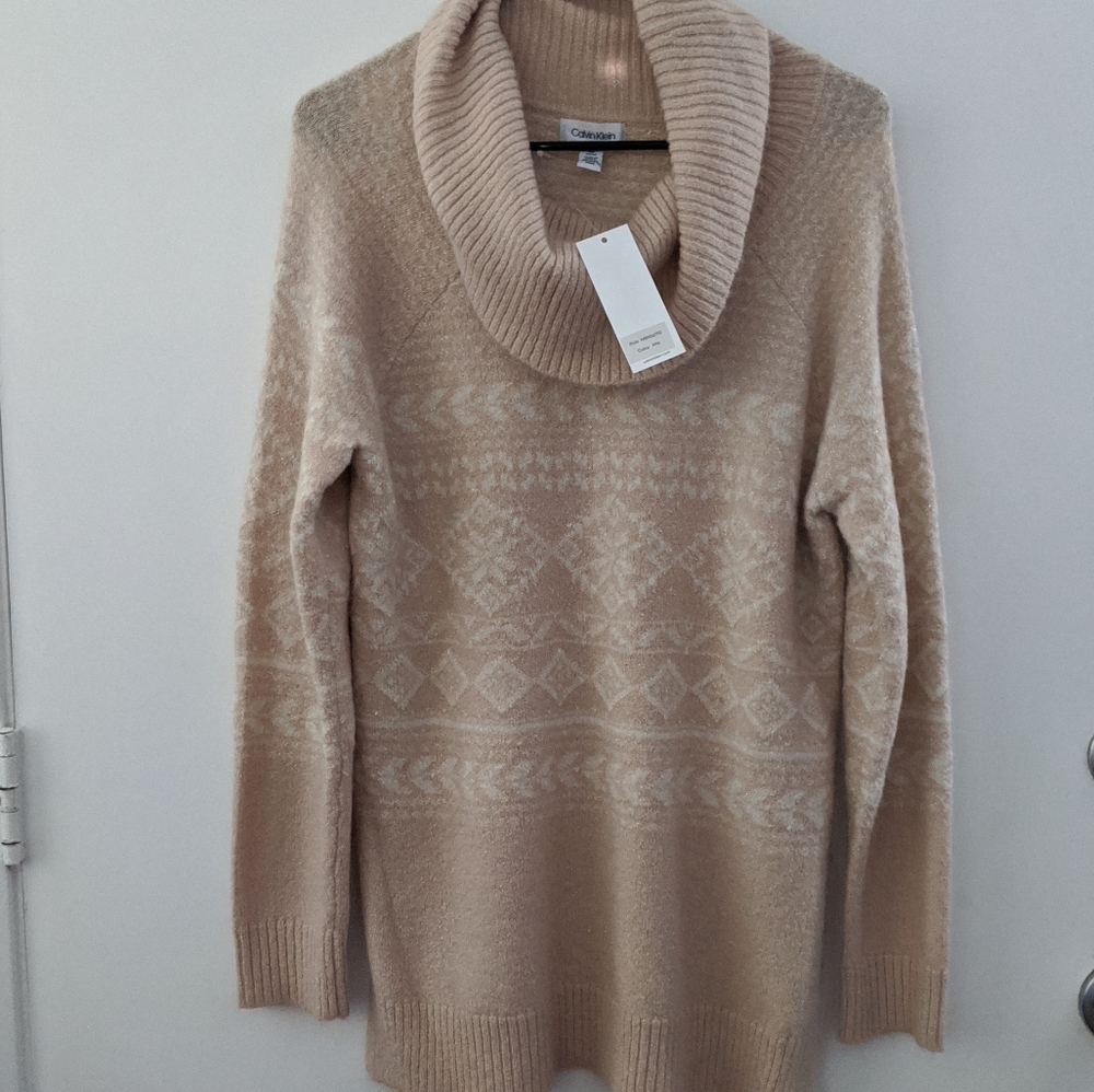 Calvin Klein Oversized Cowl Neck Sweater